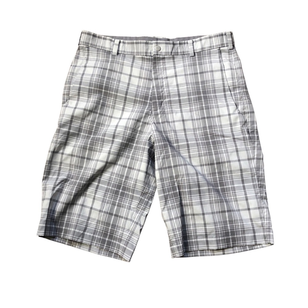 Nike Dri-Fit plaid golf shorts Size 32 waist